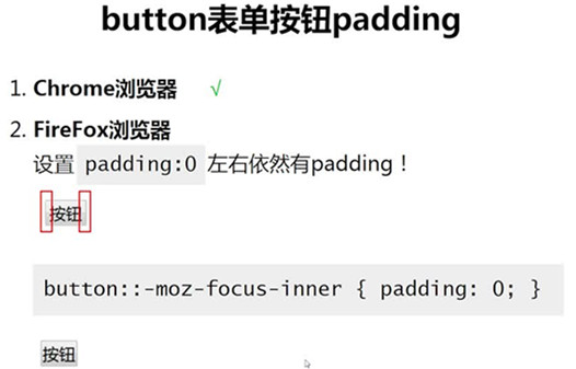 firefox去除padding