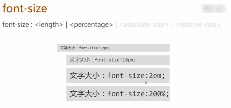 font-size